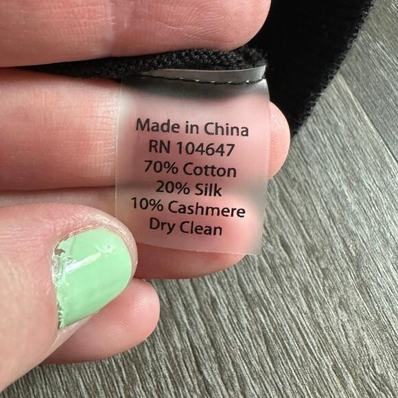 KINROSS Men's QTR Zip Mock with Milano Trim Size M In Black/Graphite - Picture 6 of 8